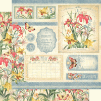 Graphic 45 Flower Market 12x12 Inch Collection Pack (4502558)